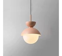 YBIOK Suspensions d'éclairage intérieur Suspension Nordique créative à Abat-Jour à 2 Couches pour luminaires de Restaurant Lustre de Plafond avec Cordon réglable