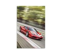 YBJDLO Poster 458 SPECIALE avec voiture de course - Décoration murale moderne - Esthétique - Cadeau pour lit d'amis - Sans cadre - 20 x 30 cm