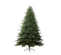 YBNKKUXKN Arbre de noël Christmas Tree 7Feet Tall Artificial Tree with Metal Base Artificial Holiday Trees Easy to Set Up Easy to Connect Sapin Noel(No Light,2.4m)