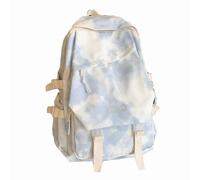 YBNKKUXKN Cartable Sac Scolaire à Cravate pour Filles Sac à Dos léger Sac à Jour imprimé de Voyage de Loisirs des étudiants Sac à Dos(Blauw)