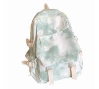 YBNKKUXKN Cartable Sac Scolaire à Cravate pour Filles Sac à Dos léger Sac à Jour imprimé de Voyage de Loisirs des étudiants Sac à Dos(Groen)