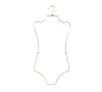 YBNKKUXKN Cintres Cintre en métal en Forme de Corps, présentoir de Bikini Pliable, Poteau de Support adapté au Rangement des Maillots de Bain, Disponible en Quatre Couleurs Cintre(Rose Gold)