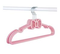 YBNKKUXKN Cintres Lot de 20 cintres en Plastique en Forme de nœud/cœur, tiges de Support antidérapantes et sans Traces, for Un Rangement Facile à la Maison Cintre(Wit,Bow)