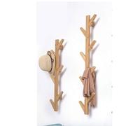 YBNKKUXKN Porte-manteau mural créatif en forme d'arbre, cadre décoratif avec fourches de 6/8 pouces, finition bois, support de rangement mural for vêtements(Legno,6 forks)