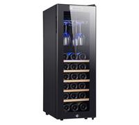YBNKKUXKN Rangement vin Casier à vin électronique à température constante, Armoire à vin en métal, Petit réfrigérateur à vin Domestique pouvant Stocker du vin et des Verres à vin casier Bouteilles(B)
