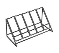 YBNKKUXKN Rangement vin Étagère à vin Murale décorative, présentoir à Bouteilles de vin, décoration de comptoir for armoires de Cuisine, Stockage des Aliments et Bars casier Bouteilles(Svart,Five)