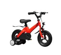 YBNKKUXKN Velo Fille Vélo for Enfants de 3 à 10 Ans, 12 à 18 Pouces, avec Roues d'entraînement, Facile à Monter, for des trajets sûrs, avec éclairage de Nuit. vélos Enfant(Rot,16inch)
