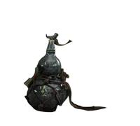 YBNSXP Bouteille Wukong de 700 ML, Gourde en céramique, Sac en Filet, Destin du Ciel, Gourde à vin, Ensemble en Diagonale sur la Bouilloire à Eau Chaude, Ancienne(Ten)