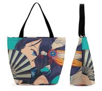 YBQLNP Avec Éventail Sac À Main Pour Femme Sac À Bandoulière Sac De Shopping Pour Voyage 28.5x18x32.5cm