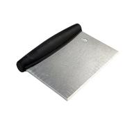 YBTMG Gril multifonction en acier inoxydable pour barbecue extérieur, grattoir de barbecue à dessus plat pour gril Blackstone, grattoir à pâte avec trou de suspension et marque d'échelle