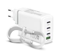 YBXYJQT Chargeur Rapide USB-C 100W à 4 Ports Compatible avec Mac Book Pro 13 14 15 16,Mac Book Air 2018 2019 2020 13 inch,Len vo,HP,i Phone 15/14