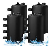 YBYHFAA Lot de 4 Pieds de pavillon, 80kg（20L*4）,Lot de 4 Poids de Water Bag, Peut contenir de l'eau ou du Sable, Réutilisable, Sacs de lestage pour Gazebos/Tentes de Jardin/Tentes de fête, 24 * 45cm