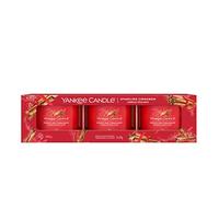 YC Classic - Świece mini - Lot de 3 bougies en forme de cannelle étincelante