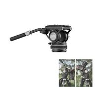 YC FH75S Rotule Fluide pour trépieds et Monopode Pineta Pro, Filetage 1/4", Inclinaison de +90° à -70°, Plateau à dégagement Rapide pour Manfrotto, pour microfilms, Mariages et événements