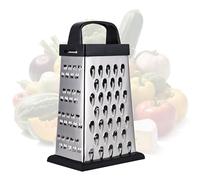 YC Kitchen Râpe fromage, râpe en acier inoxydable, râpe à légumes, râpe carrée à 4 côtés et râpe de cuisine, gadgets pratiques pour la cuisine (petite)