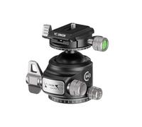 YC Onion Bagel BF44 Tête à Rotule - Bille 44mm, Capacité de Charge 5kg, 15% Plus Bas Centre de Gravité, Rotation Panoramique Double 360°, Contrôle d'Amortissement, Plateau QR Arca-Swiss