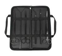 Ycagrain Ensemble D'Outils D'Aquarium, Ensemble D'Outils de Coupe de Plantes Aquatiques, Kit de Nettoyage D'Aquarium pour Nettoyage D'Aquarium et la Coupe de Plantes, Noir