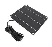Ycauty Chargeur de panneau solaire portable 6 W monocristallin | Conversion solaire à haute efficacité, résistant à l'eau, compatible avec les appareils à économie d'énergie.