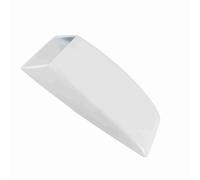 Ycauty Couvercle de ventilation du capot, plastique ABS résistant (blanc) | Prise d'air décorative, installation facile, ajustement universel pour voitures