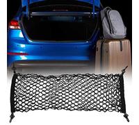 Ycauty Filet de rangement avec crochets élastiques, 90 x 30 cm | Matériau durable, flexible, anti-usure, ajustement universel pour les véhicules, crée un espace de rangement supplémentaire