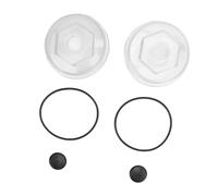 Ycauty Kit de bouchon d'huile de rechange pour moyeu de remorque, 10,2 cm | Matériau en plastique durable, compatible avec les essieux Lippert