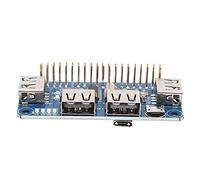 Ycauty Module de Carte D'extension USB, Répartiteur de Hub USB Durable 4 pour 3B/3B+ et, Matériau PCB, Comprend Un Câble et Une Interface Deux en Un