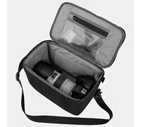 Ycauty Sac étanche pour objectif d'appareil photo reflex numérique avec | Nylon durable, grande capacité, anti-déchirure, bandoulière réglable, facile à transporter