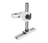 Ycauty Support de rail coulissant pour microscope, support en métal réglable à 360° pour un positionnement facile et une utilisation polyvalente, 295 x 60 mm