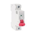 YCB6H-63 1P 18mm Miniature Circuit Breaker MCB Din Rail Breaking Capacity 6A/10A/16A/20A/25A/32A AUOQKQUT(50A)