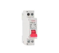 YCB6N-32 6-32A 1P + N MCB disjoncteur Miniature disjoncteur Phase-neutre interrupteur électrique sécurité domestique Protecteurs de fuite à la terre (Color : 1p N, Size : 32A)