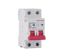 YCB9-80DM 2P DC MCB 6KA 500V Circuit Breaker 16A 20A 25A 32A 40A 50A DC protection MQXFCZUX(20A)
