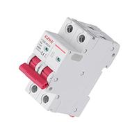 YCB9-80DM 2P DC MCB 6KA 500V Mini disjoncteur 16A 20A 25A 32A 40A 50A DC MCB for système PV Protecteurs de fuite à la terre (Color : 2p, Size : 50A)