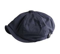YCBMINGCAN Béret Casquettes Casquette Gavroche Casquette À Languette Modèles Pour Hommes Et Femmes Casquette Ajustable Casquette Gavroche Rétro Britannique Casquette Vintage Baseball (Navy, One Size)
