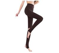 YCBMINGCAN Collants thermiques pour femme - Legging chaud pour femme - Taille haute - Collants thermiques pour femme - Couleur chair - Legging de sport épais, extensible, uni, avec doublure thermique