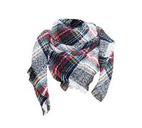 YCBMINGCAN Foulard pour femme - Écharpe de qualité supérieure - Design vintage et élégant - Décontracté - Écharpe d'hiver - Noël - Tricot clair - Pour le printemps et l'hiver