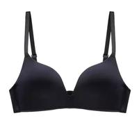 YCBMINGCAN Soutien-gorge push-up pour femme légèrement doublé - Noir - Petit bonnet - Soutien-gorge sans coutures - Tenue d'été, Noir , 34