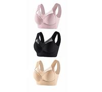 YCBMINGCAN Wmbra Soutien-gorge correction de posture Élasticité Bustier Soie Glace Air Seamless Bra Push Up Sans Couture Ultra Mince Quotidien Soutien-gorge Sommeil Yoga Slings Soutien-gorge Respirant