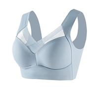 YCBMINGCAN Wmbra Soutien-gorge correction de posture Élasticité Bustier Soie Glace Air Seamless Bra Push Up Sans Couture Ultra Mince Quotidien Soutien-gorge Sommeil Yoga Slings Soutien-gorge Respirant