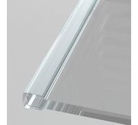 YCBTPS Bande D'étanchéité Forme De U 2m, Garniture De Bord Transparente, Bande De Chant en PVC, Joint De Protection Flexible pour Les Surfaces Pointues(4-5mm)