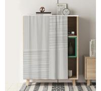 YCBTPS Rideaux D'armoires De Cuisine Rideau Anti-poussière pour Étagères, Rideau Placard Occultant Rideaux sous L'évier, pour Salle De Bain Salon(Style B,70 * 80cm)