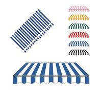 YCBTPS Tissu De Remplacement pour Auvent, Toile De Rechange for Extérieur Store Banne 300x250cm, Toile De Canopée Fenêtre Porte Couverture D'auvent(Blue,3x2.5m(10x8ft))