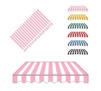 YCBTPS Tissu De Remplacement pour Auvent, Toile De Rechange for Extérieur Store Banne 300x250cm, Toile De Canopée Fenêtre Porte Couverture D'auvent(Pink,4.5x3.5m(15x12ft))