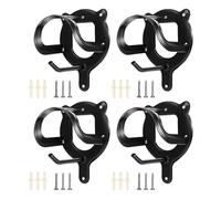YCBTREE Lot de 4 supports de bridon en métal robuste avec vis et chevilles, support mural pour licol, cravache et bride dans l'écurie, la chambre de selle ou l'écurie