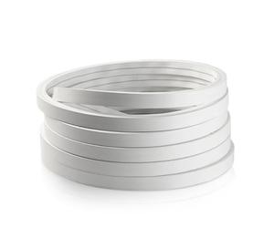 YCBTREE Profil LED en silicone - Système de canaux LED flexible - 15 x 15 mm - Tube lumineux étanche IP67 - Pour décoration d'intérieur et d'extérieur (2 m)