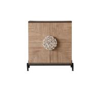 YCCHAH Buffet Armoire Armoire D'entrée Rétro en Bois Massif, Style Petit Appartement, Finition Sculptée Détresse, Buffet De Salon, Rangement Maison D'hôtes Armoires De Rangement De Cuisine