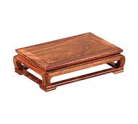 YCCHAH Support De Bonsaï Bois de Rose Palissandre Grand Vase à Base rectangulaire Plante Aquarium Sculpture décoration présentoir Maison Artisanat Base Base De Pot en Bois