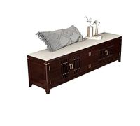YCCHAH Tabouret Banc à Langer de Style Chinois, Meuble à Chaussures en Bois Massif, Peut s'asseoir, Meuble à Chaussures Bas, Banc de Rangement for Chaussures d'entrée Banc D'entrée(140 * 37 * 45cm)
