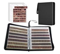 YCCLDIPL Lot de 50 pochettes de rangement négatives de 35 mm avec boîte de classeur, pages de protection sans acide pour négatifs de film de 135/35 mm, kit d'organisation durable pour film d'archivage