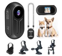 YCCNIU Caméra d'action, Caméra de Corps HD 1080P, Mini Caméra d'action pour Casque de Sport 120° supportant la Vision Nocturne et l'enregistrement en Boucle avec Écran Magnétique et d'affichage