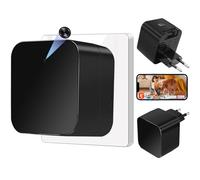 YCCNIU Caméra Espion WiFi 5G, Caméra Cachée dans Un Chargeur USB, Mini Camera Espion WiFi 1080P avec Détection de Mouvement et Enregistrement en Boucle pour Visionnage à Distance - Normes Européennes